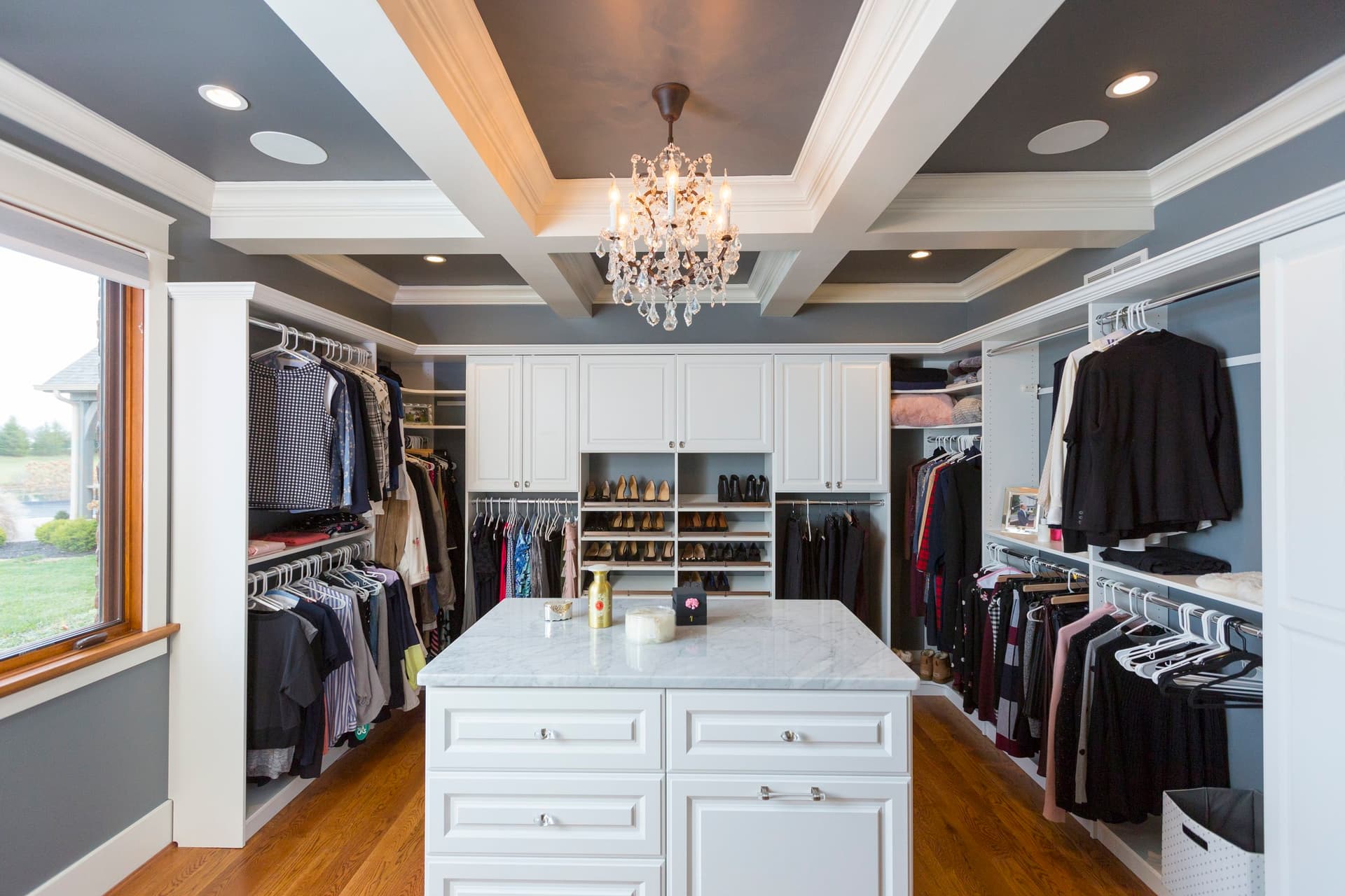 Custom closet installation by Closets and More Cincinnati team